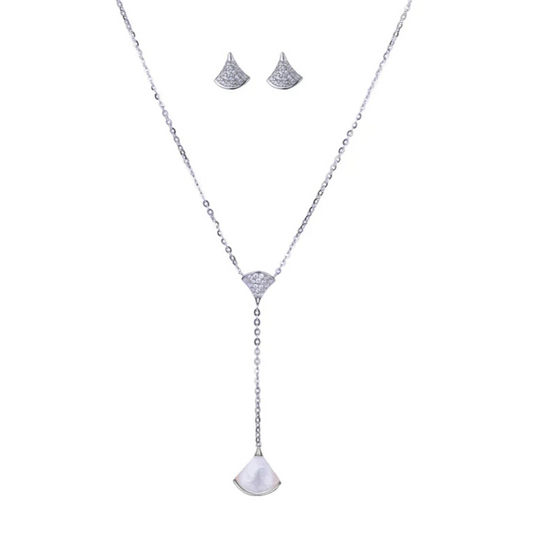 Arc Drop Necklace Set