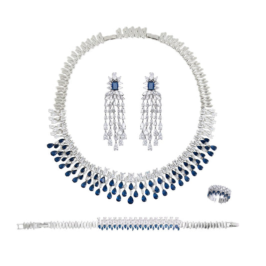 Glamorous Shiny Necklace Set