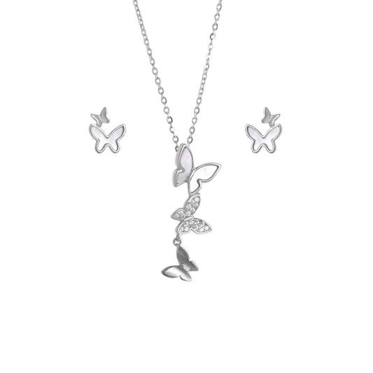 Whispering Butterfly Necklace Set