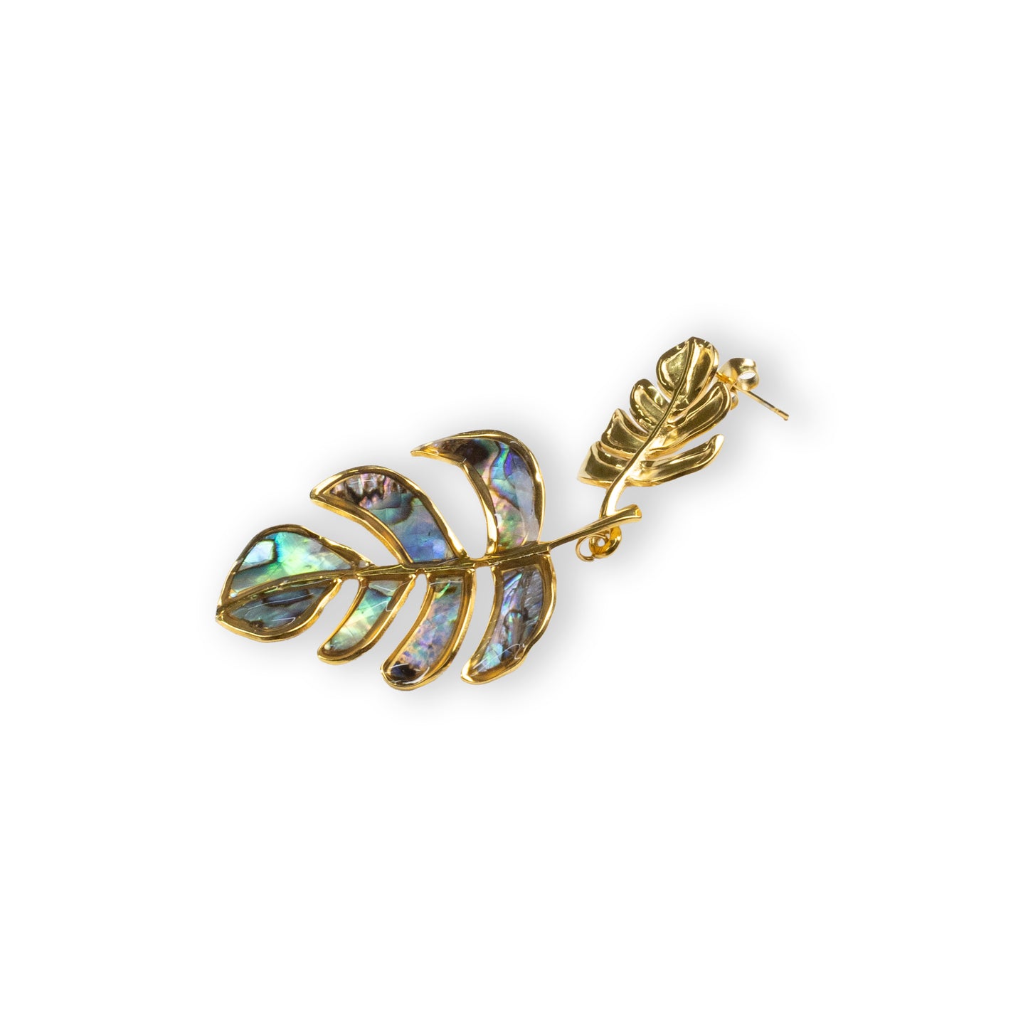 Palm Leaf Earrings