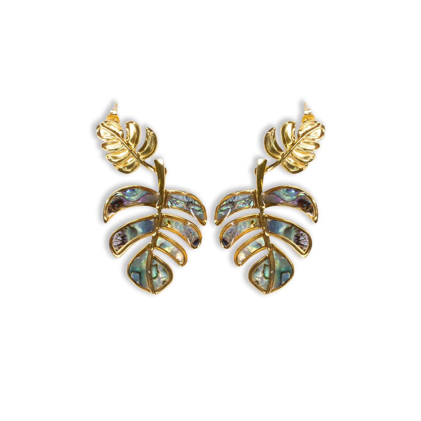 Palm Leaf Earrings