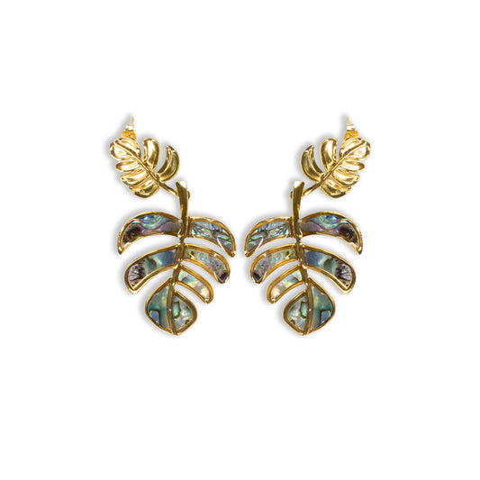 Palm Leaf Earrings