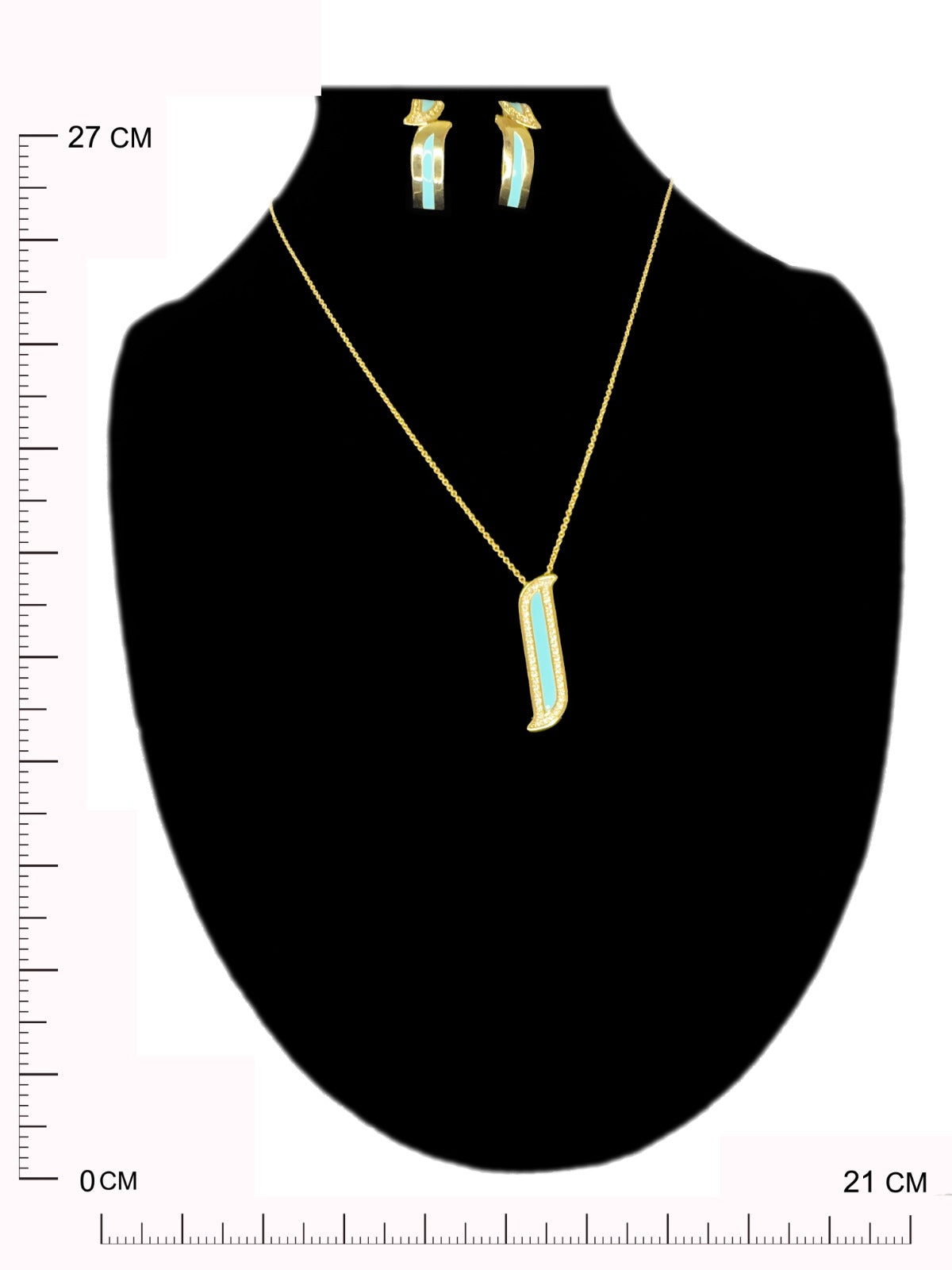 Curve Halo Necklace Set